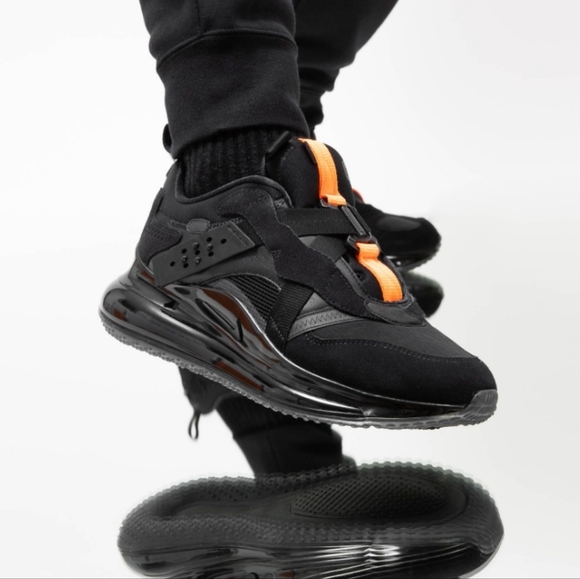 Size 10.5 - Nike Odell Beckham Jr x Air Max 720 Slip Black - Picture 1 of 7